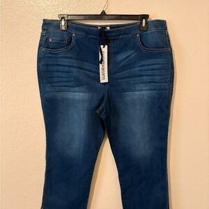 Pajama Jeans Women's Denim Blue Ankle Jeggings